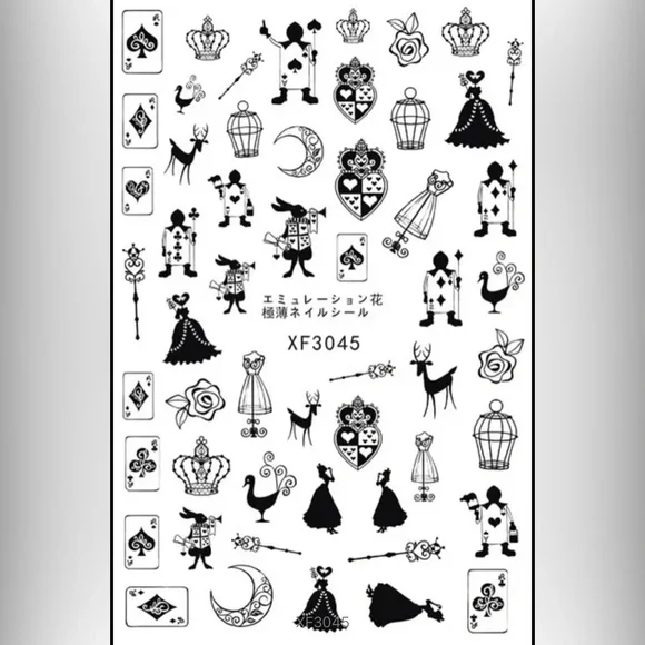 $1 NAIL STICKER SHEET. NEW. $1 WITH ANY $10 ORDER OR MORE - Picture 3 of 16